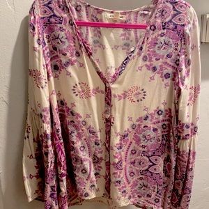 Billabong boho peasant blouse